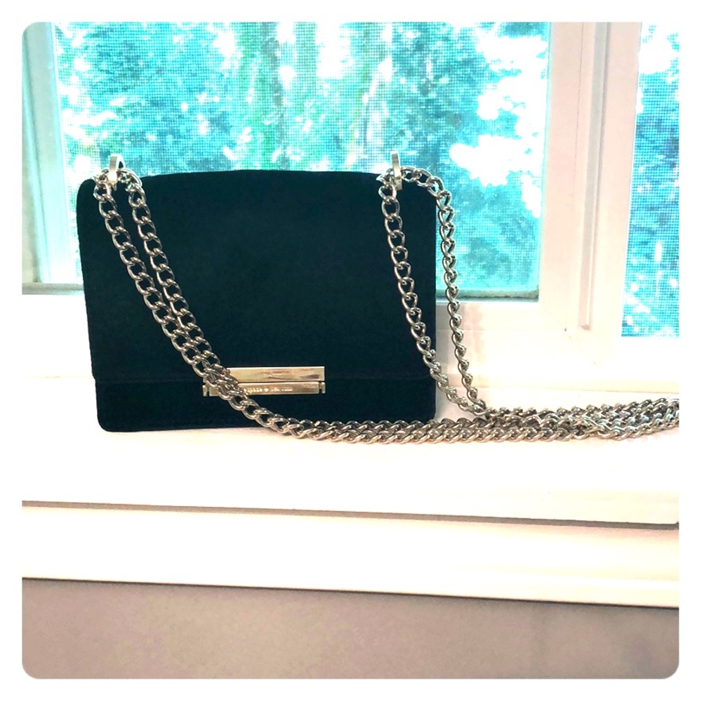 black velvet kate spade mini bag